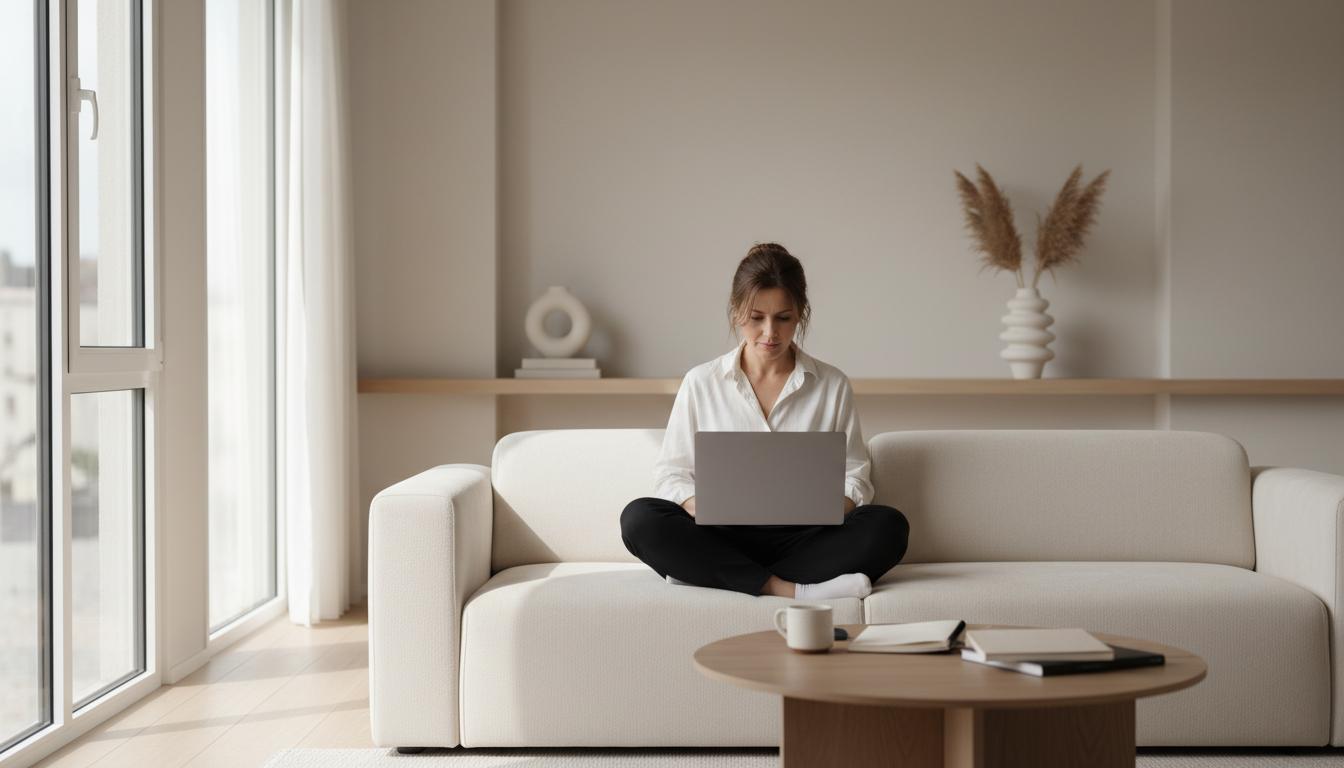 Person working