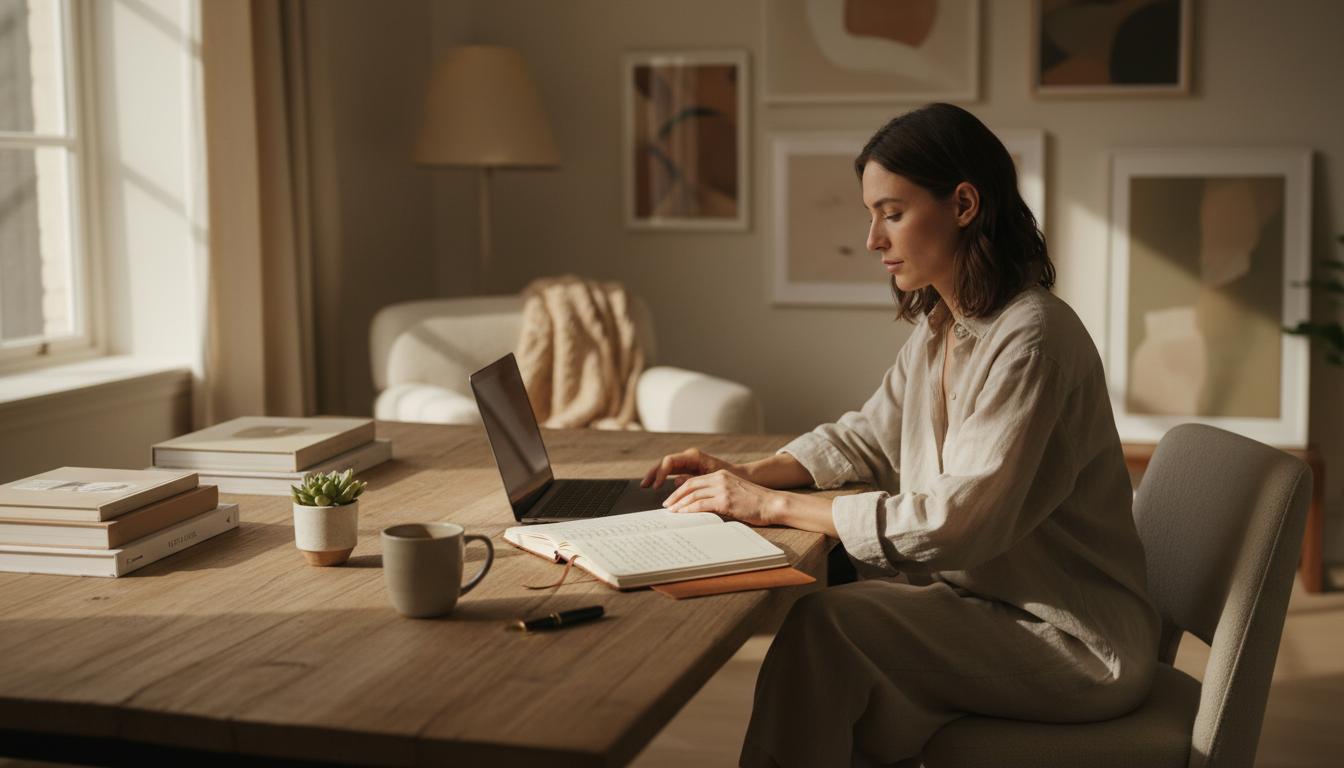 Writer at work